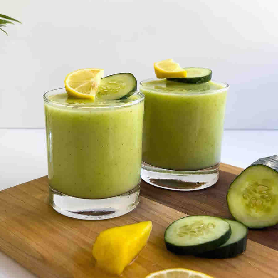 Batido de pepino y piña
