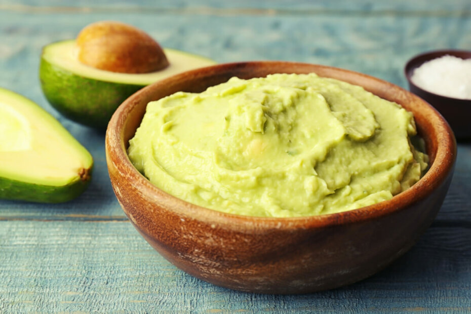 Salsa guacamole con yogur