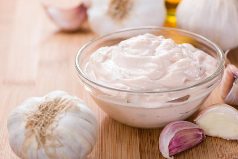 Alioli sin huevo ni aceite en exceso