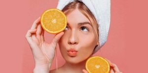 Crema facial con vitamina C