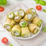 Rollitos de calabacín rellenos