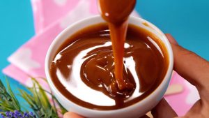 Sirope de caramelo ligero