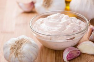 Alioli sin huevo ni aceite en exceso
