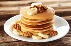 Tortitas saludables de avena y plátano